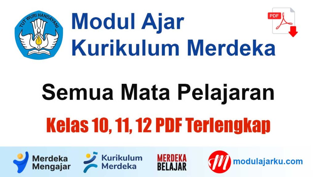 Modul Ajar SMA Kelas 10, 11, 12 Kurikulum Merdeka