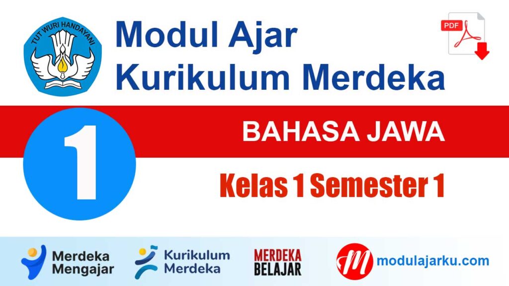 Modul ajar Bahasa Jawa kelas 1 SD