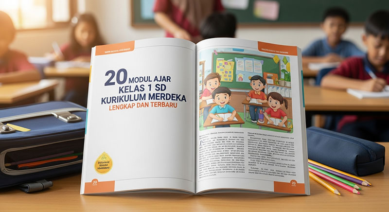 20 Modul Ajar Kelas 1 SD Kurikulum Merdeka Lengkap dan Terbaru