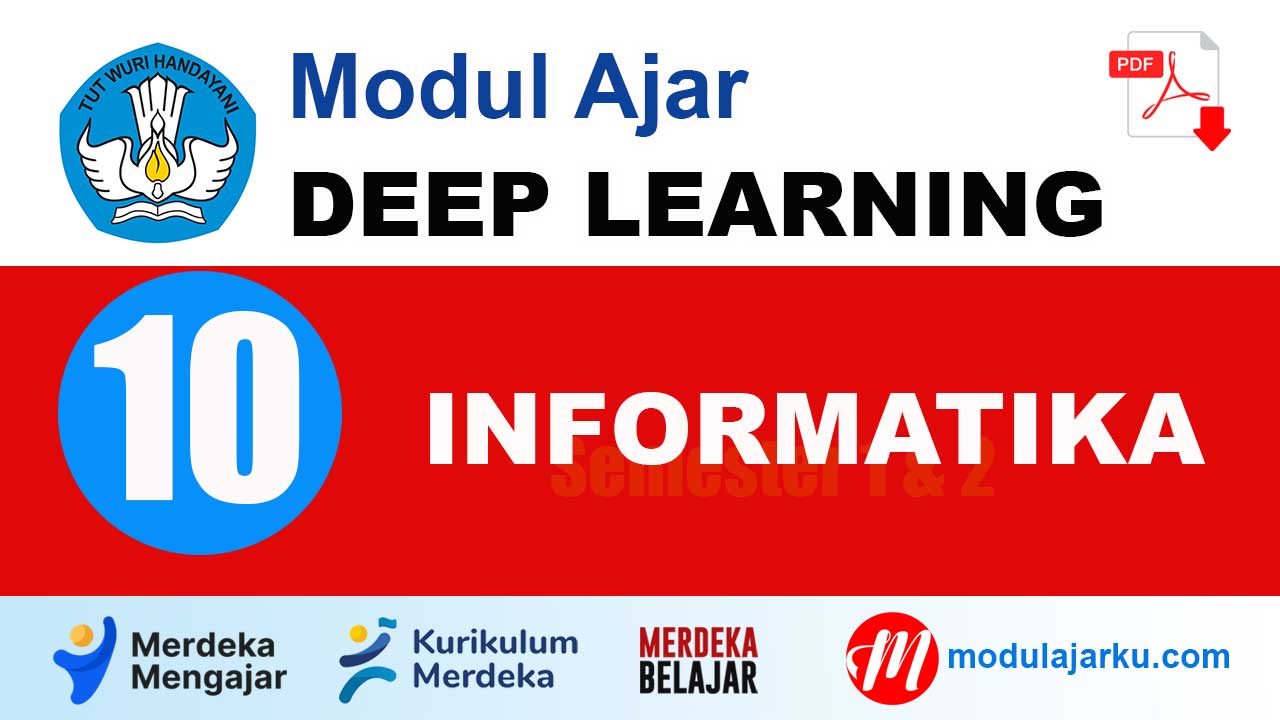 Modul Ajar Informatika Kelas 10 Deep Learning