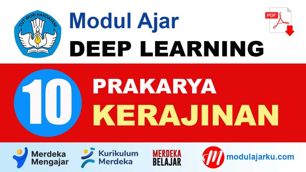 Modul Ajar Deep Learning Prakarya Kerajinan Kelas 10