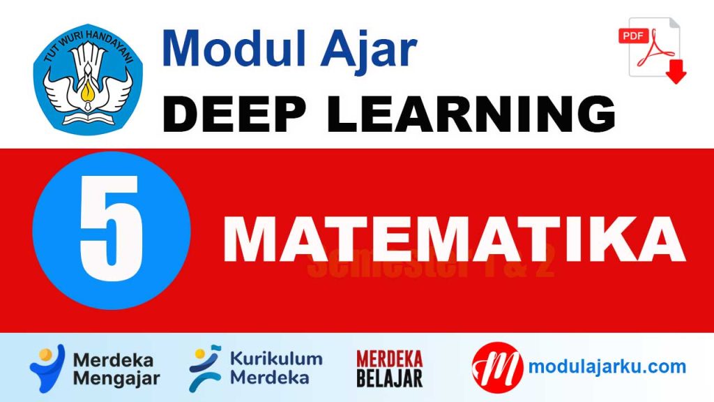 Modul Ajar deep learningMatematika Kelas 5