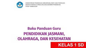 Buku Guru PJOK Kelas 1 SD