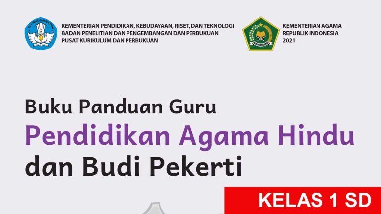 Buku Guru Pendidikan Agama Hindu Kelas 1 SD | Modul Ajarku