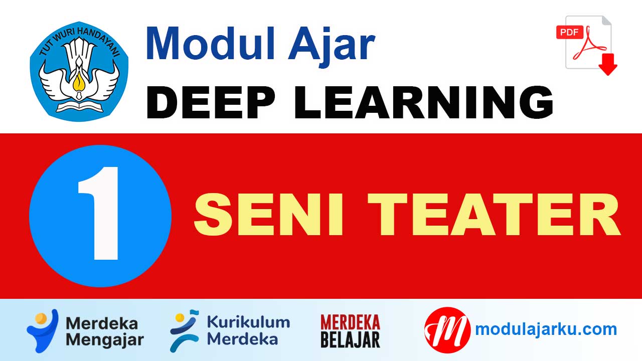 Modul Ajar Deep Learning Seni Teater Kelas 1 SD/MI Sesuai CP 2025/2026