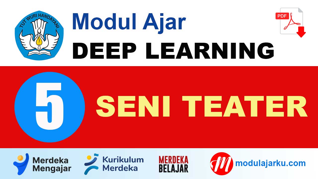 Modul Ajar Deep Learning Seni Teater Kelas 5 SD/MI Sesuai CP 2025/2026