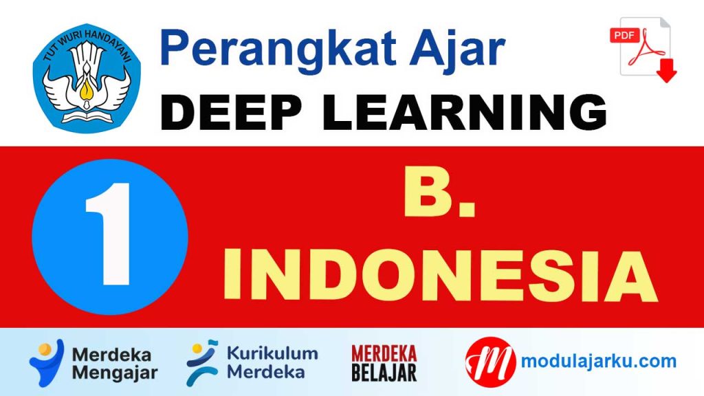 Perangkat Ajar Deep Learning Bahasa Indonesia Kelas 1