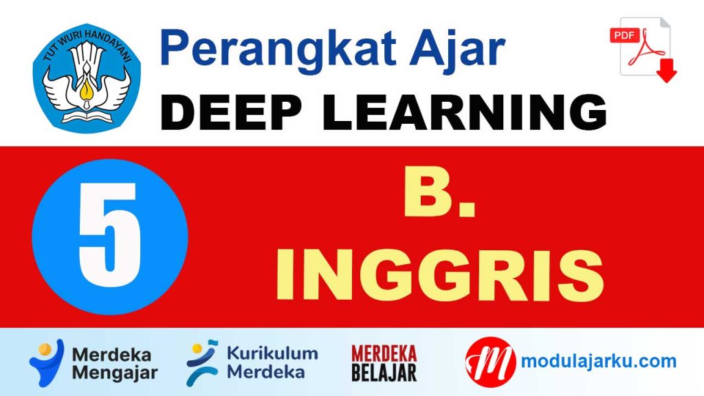 Perangkat Ajar Deep Learning Bahasa Inggris Kelas 5
