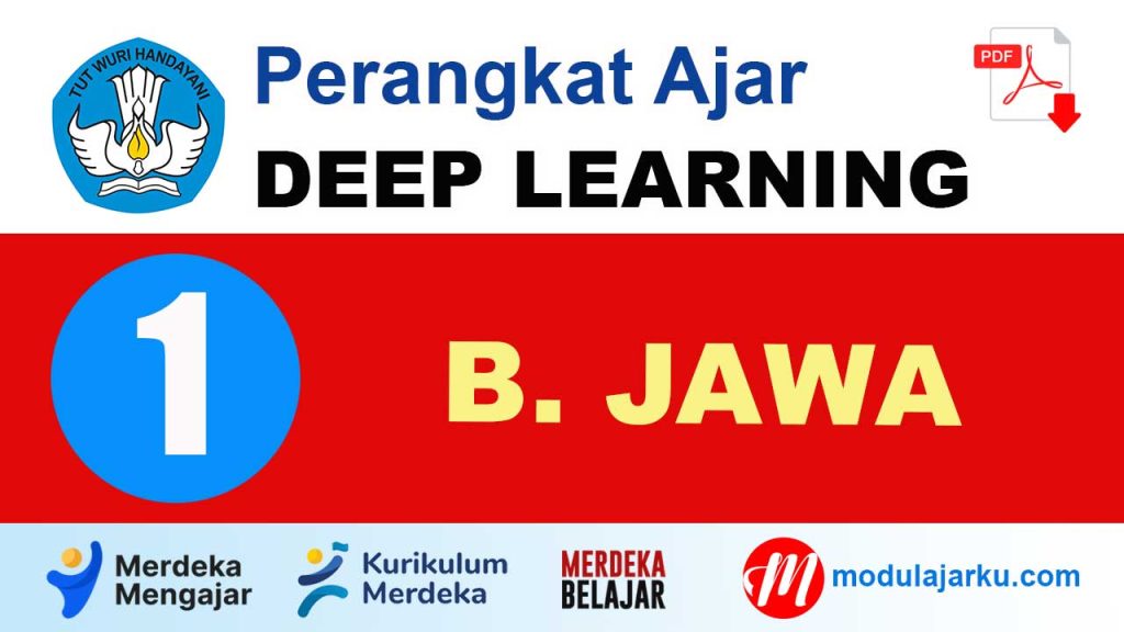 Perangkat Ajar Deep Learning Bahasa Jawa Kelas 1