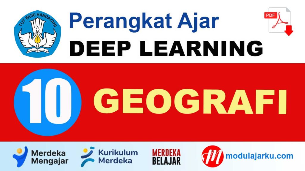 Perangkat Ajar Deep Learning Geografi Kelas 10