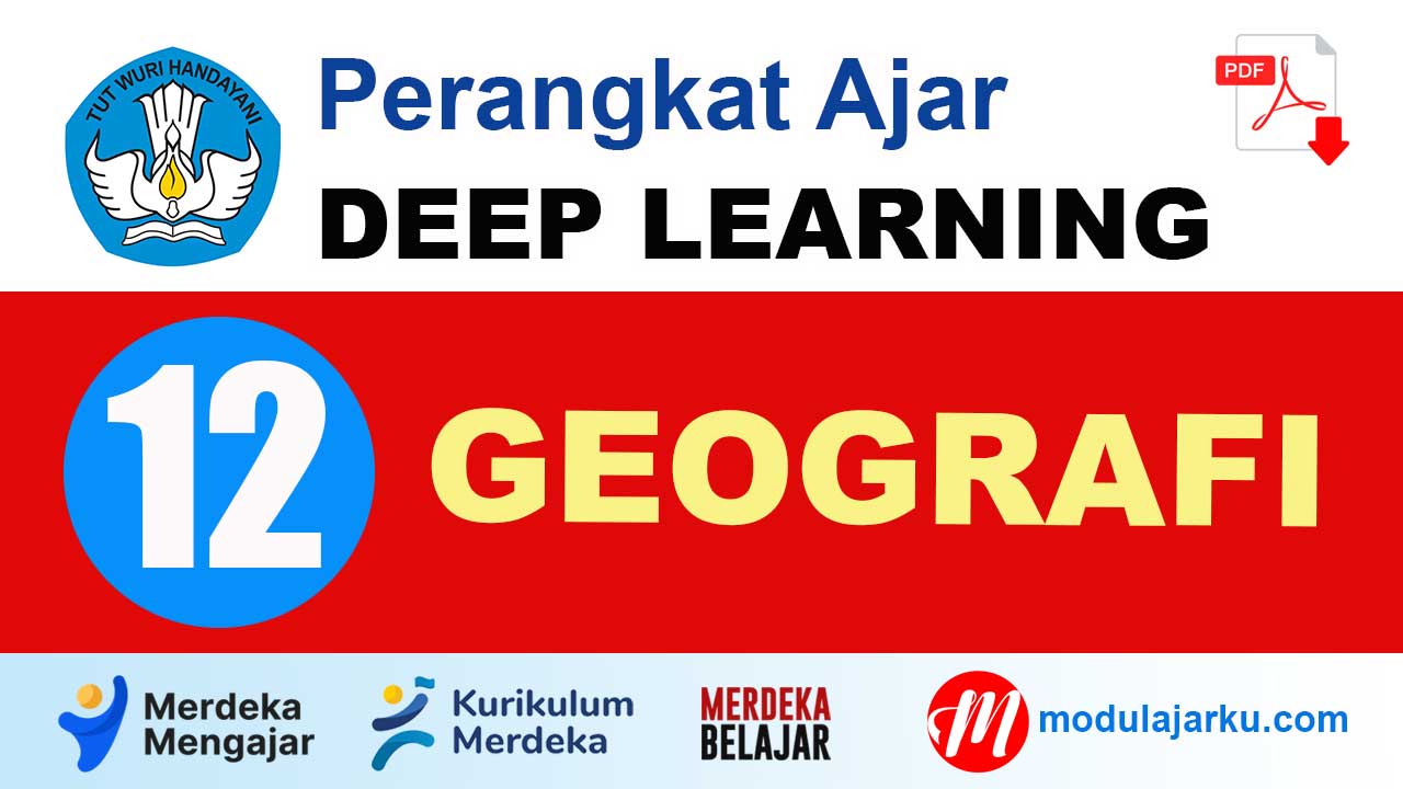 Perangkat Ajar Deep Learning Geografi Kelas 12