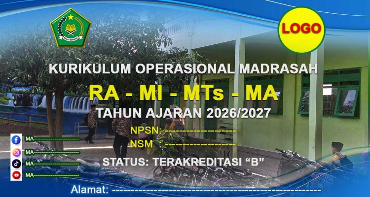 Template Kurikulum Operasional Madrasah