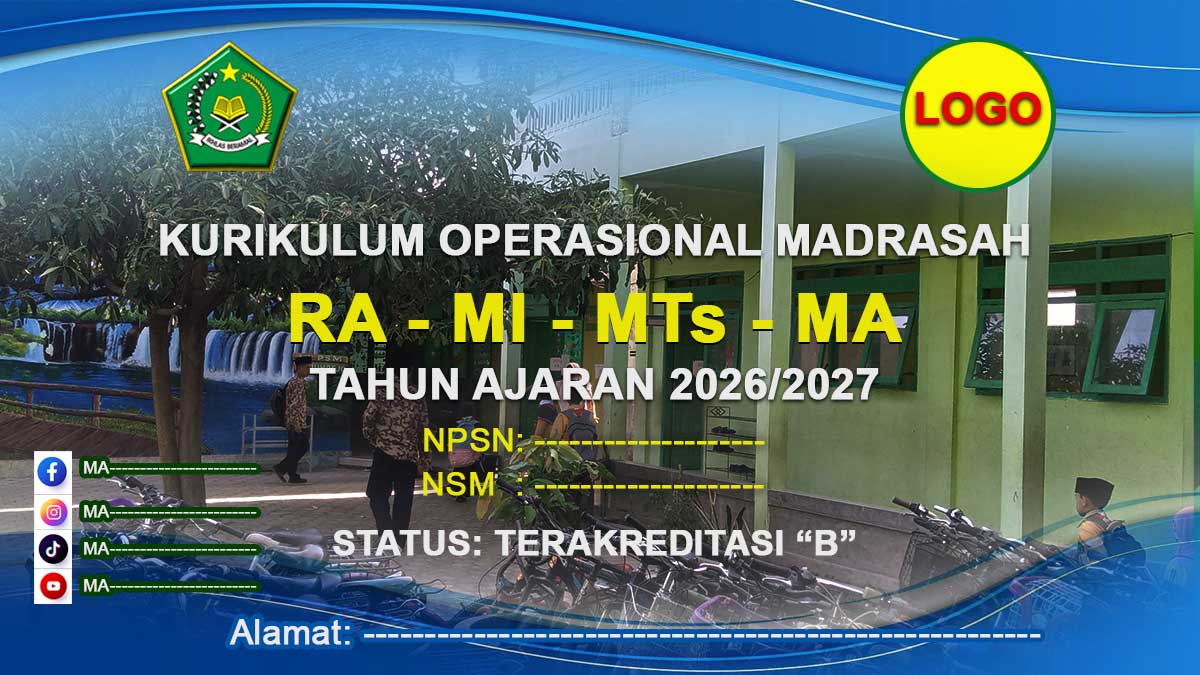 Download Template Kurikulum Operasional Madrasah (KOM) RA, MI, MTs, dan MA Terbaru Tahun 2026/2027